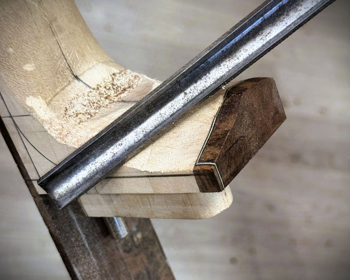 Making the neck and fingerboard &ndash; photograph 2 of 10