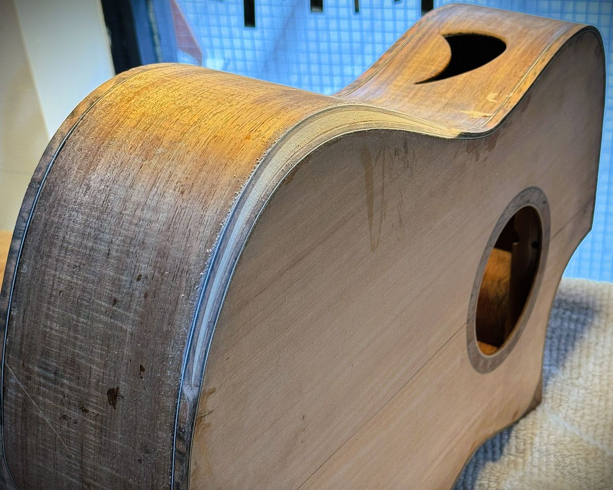 Binding and carving the arm bevel &ndash; photograph 7 of 10